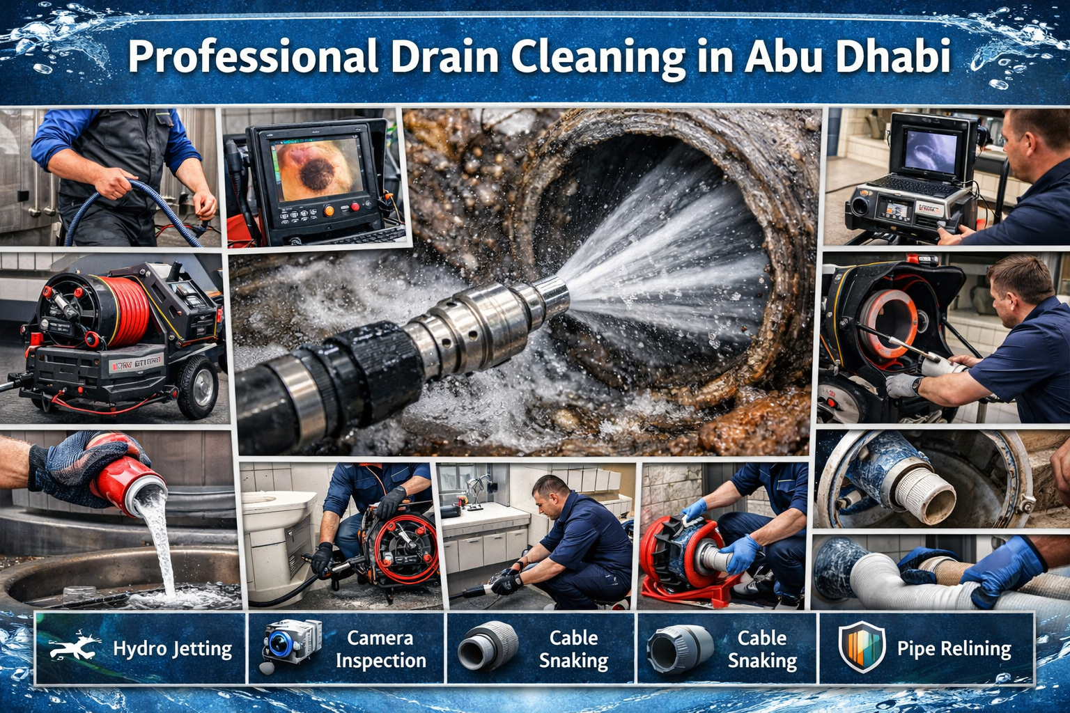 Drain Cleaning Services Abu Dhabi | Hydro Jetting & Drain Cleaning | Eagles Trends